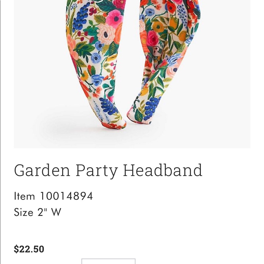 Rifle Paper Co Headband-Garden Party